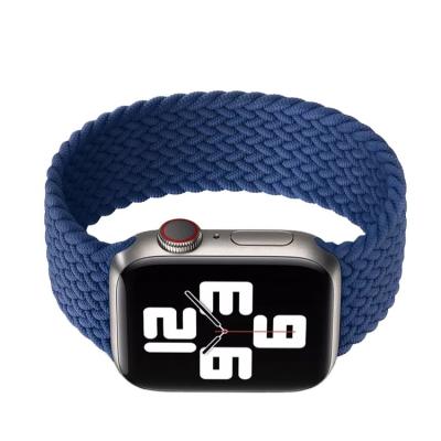 China Fashion. sport custom high quality sale adjustable stretch woven nylon good for apple watch band for sale