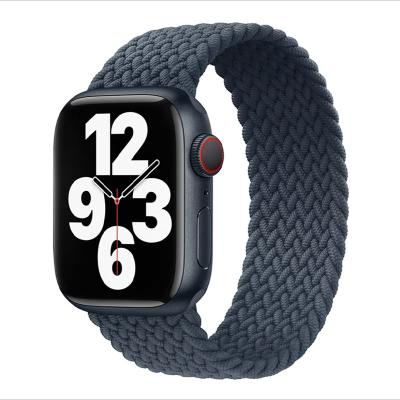 China Fashion. Custom Wholesale Cheap Stretch Smart Watch Sports Price Nylon Braided Band Loop For Apple Watch Band 38Mm40Mm41Mm 42Mm 44Mm 45Mm for sale