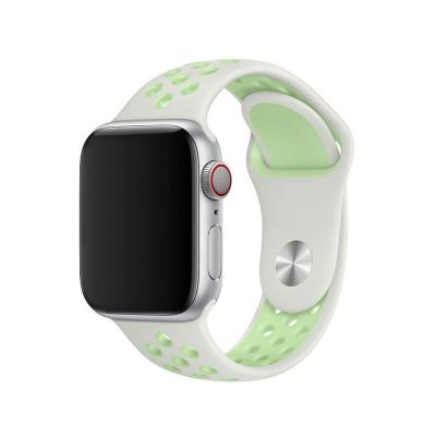 China Fashion. Custom Printed Pure Color Silicone Sport Watch Bands Strap For Apple Watch Series 7 Sport Band for sale