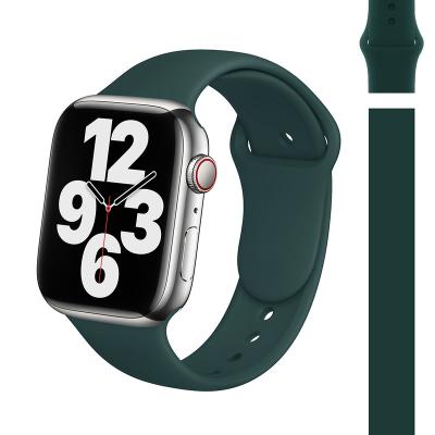 China Fashion. Factory Direct Selling Sports Adjustable 40Mm 38Mm For Iphone Watch Series 7 Apple Watch Band Silicone for sale