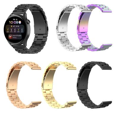 China 20mm 22mm Stainless Steel Watch Band Strap For Samsung Galaxy Watch Quick Release Active Classic Watch Band For Samsung Gear s3 for sale