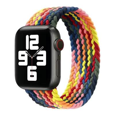 China Luxury Light Weight 42Mm Replacement Rubber Bands 44Mm 45 Millimeter Nylon Watch Band For Apple for sale