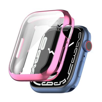 China New Arrival Durable Waterproof Colorful Tpu Luxury Smart Watch Clear 41Mm 45Mm Full Coverage Cover For Apple For For Iwatch for sale