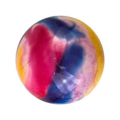 China Rhythmic Gymnastics Inflatable Ball PVC Rainbow Toy Yexi Inflatable Anti Cloud Yoga Ball PVC Customized Red Gym Pilates Ball AQ8M809 for sale