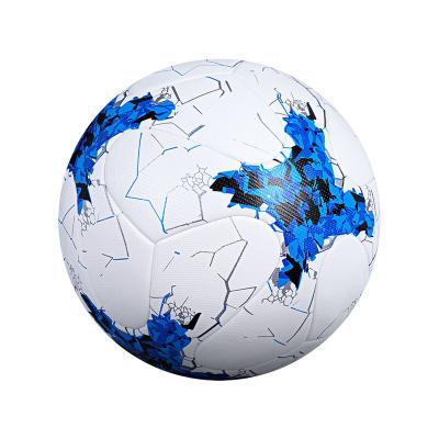 China Match.training.promotion Yexi 2022 Custom PU Football Training Official Match Balls Soccer Ball Seamless Thermal Bonded Size 5/4/3 AQ8T900 W-Blue for sale