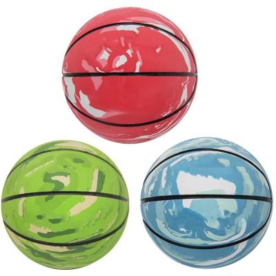 China Toy Yexi Kids Mini Sports Toy Rubber Balls 6CM Basketball For Kids Sports Toys Outdoor High Bounce Cavity Ball AQ8F806 for sale