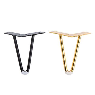 China Jason Modern Cheap Bar Bench Iron Steel Metal Cafe Dining Table Hairpin Furniture Legs Easy Installation 4-40