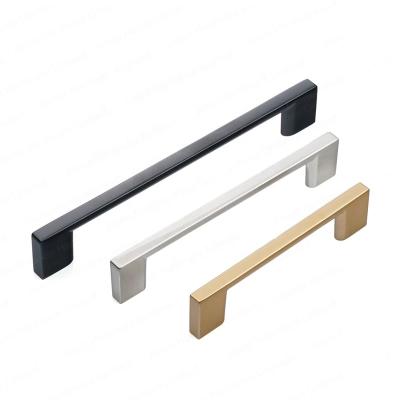 China Modern Easy Install Zinc Furniture Handles Design Wardrobe Drawer Cabinet Long Handle for sale