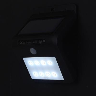 China 8 LED Solar Powered Motion Sensor Wall Light for Outdoor for sale