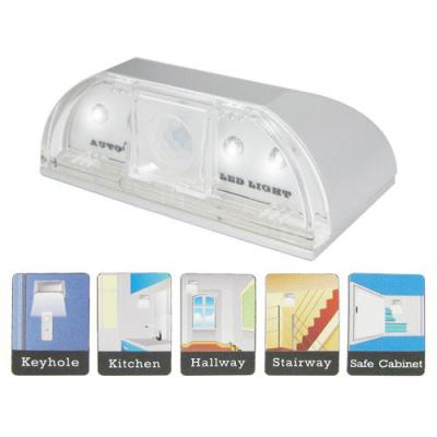 China bright 4 led auto pir ir human body sensor infrared motion detector flash light wireless sensor lamp CO for sale