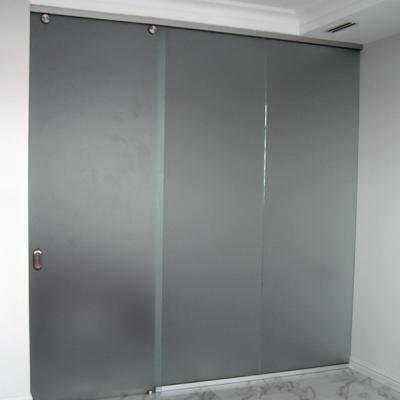 China Tempered Sandblasted Acid Etched Frosted Glass for Shower Door for sale