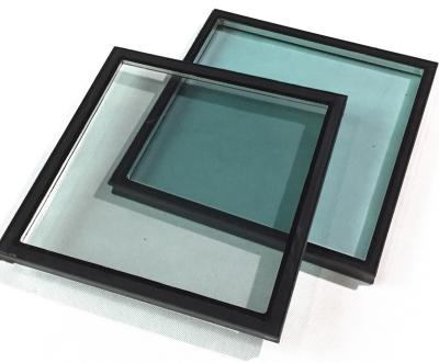 China best price low e 4+12A+4mm customized size insulated glass for buildings for sale