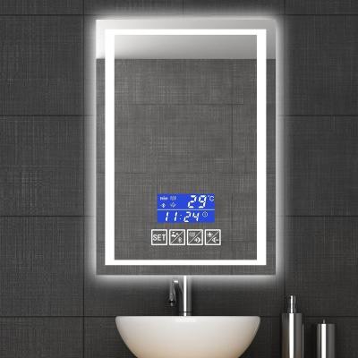 China LED Bathroom Bathroom Mirror with ON OFF Sensor Switch anti-fog wall mounted makeup for sale