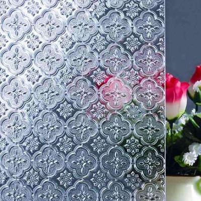 China Customizable Logo General Simple Style Embossed Texture Glass Sandblasting Patterns for sale