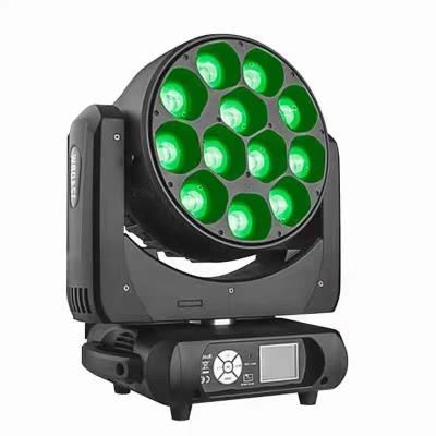 China Sports Stadiums Pixel Stage Light 12x40w NEW Moving Head Light High Power LED Full Color Zoom Moving Head for sale