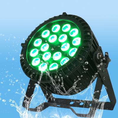 China Sports Stadiums High Power 18pcs 18w IP 65 Led Price List Par Light Flat Light for sale