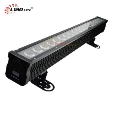 China Dye IP65 Decorating Wash Stage Light 18pcs 10w RGBWA 5IN1 Led Wall Washer Light Bar for sale