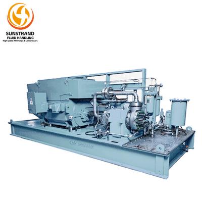 China HMP 5000 Overhung Impeller Integrally Geared Multi Stage Pumps Section View Performance for sale