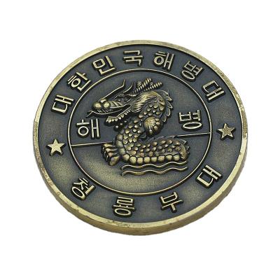 China Custom Free Sample Europe Copper Challenge Souvenir Metal Souvenir High Quality Coin for sale