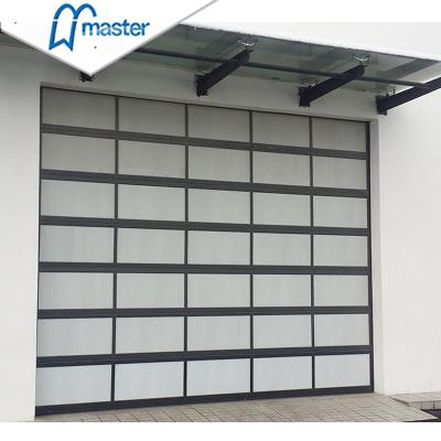 China Factory Direct Selling Good Main Auto Sectional Overhead Aluminum Glass Aluminum Glass Doors Windproof Modern Design Garage Doors With High Quality for sale