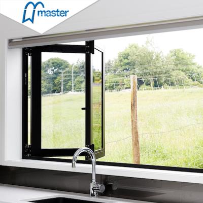 China Screen Master Selling Magnetic Hurricane Proof Hot Water Well Proof Horizontal Folding Aluminum Bi Folding Windows With Good Price Resistant for sale