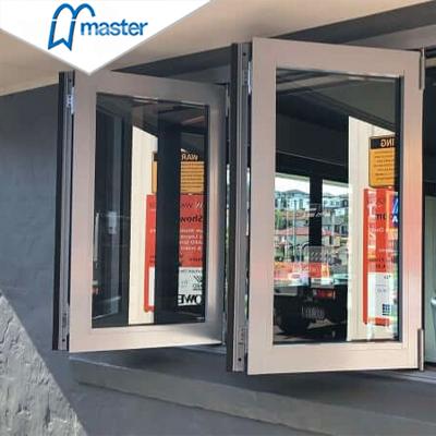 China Magnetic Screen Master Aluminum Frame Bi Folding Windows Windproof Horizontal Folding Windows Well Best Selling With Good Price for sale