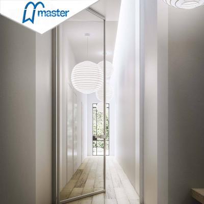 China MasterWell Thermal Break Windproof American And Australia High Quality Modern Aluminum Low-e Pivot Glass Door For Shop for sale