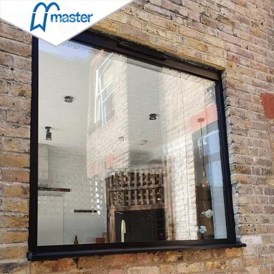 China China Manufacturer Wholesale Newest Interior Magnetic Double Screen Glazed Fixed Aluminum Glass Windows With Low Price for sale