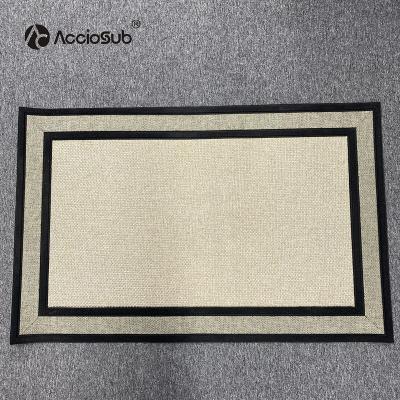 China Wholesale Reversible Reversible Outdoor Rubber Blank Dye AccioSub Floor Mat For DIY Rubber Door Mat Blanks for sale