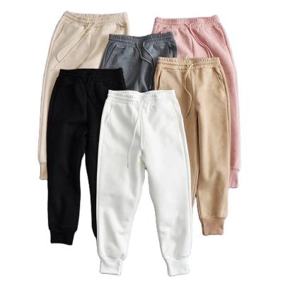 China New Arrivals QUICK DRY Women Pants 2021 Breathable Fleece Pants Drawstrings With Pockets Street Wear Women Joggers for sale