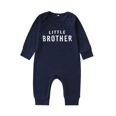 China Overall Comfortable Breathable Breathable Breathable Fashion Boutique Kids Baby Boy Rompers Cozy 100% Cotton Wholesale Onesie for sale