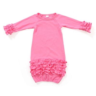 China Breathable Clothing Knotted Kids Breathable Newborn Baby Clothes Boutique Dress And Rompers for sale