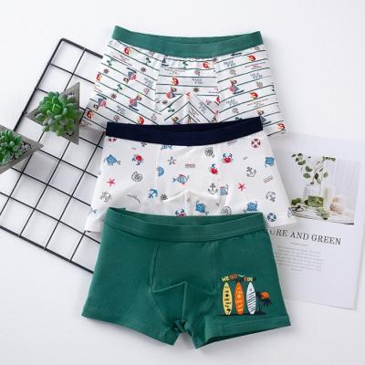 China Children's Breathable Shorts Pants Girl's Breathable Pants Wholesale Printed Cloth Boy's Unisex Underware for sale