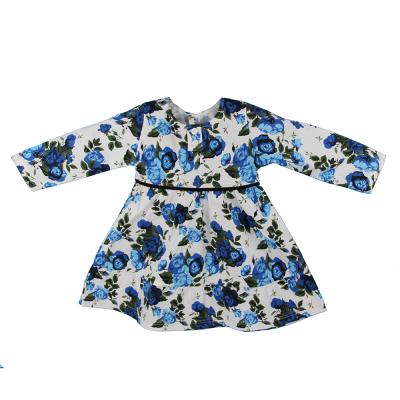 China New boutique breathable girls clothing china products casual wear pattern girl wholesale dress for sale