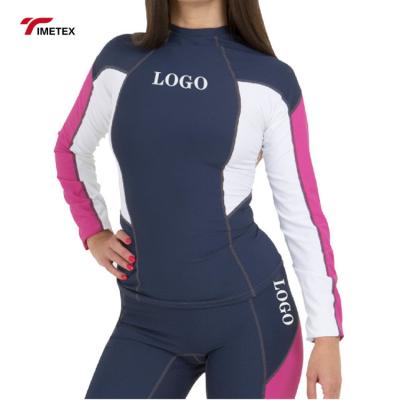 China Long Sleeve Women Long Sleeve Fashion Quick Dry Design Sweater UV Protection Printed Surfing Rash Guard for sale