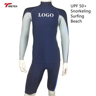 China Upf 50 Long Sleeve Men's Gym Clothing Custom Surfing Rash Guard Sublimation Logo Custom Surfing Compressed T-Shirt for sale