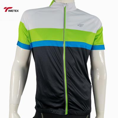 China Breathable Customize Cycling Tank Tops Mens Short Sleeves OEM Wholesale High Quality Men Team Jersey Bike Cycling Wear With Back Pocket for sale