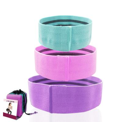 China Factory Price Durable Hot Sale Non-rolling Hip Circle Gym Fitness Exercise Stretching Custom Resistance Band For Booty Training for sale