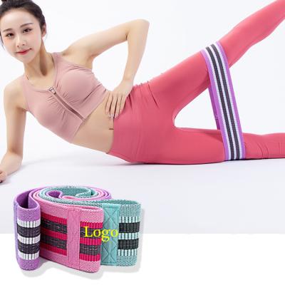 China Free Sample Waist Trainer Fitness Accessory Long Durable Resistance Band Hip Circle For Yoga Fitness Weight Loss Belt Home Gym Equipment for sale