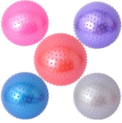 China Durable Ease Delivery Childbirth Ball Fitness Anti-burst Stability Balance Massage Point Yoga Pilates Massage Ball for sale