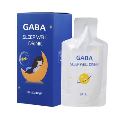 China Natural Fermented Sleep Drinks Good Dreamy Wel Sleep GABA Herbal Anti-anxiety Herbal Soporific Herbal Anti-Anxiety Peptides Plant Enzyme Extract for sale