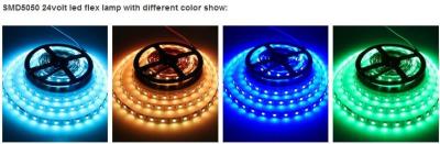 China 12V 24v LED strip SMD5050 waterproof 24v RGB flexible UL CE LED strips 2700-6500K for sale