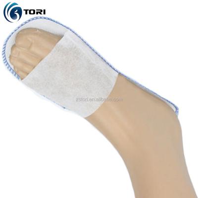 China White Nonwoven Disposable Home Hotel Spa Beauty Salon SPA Hotel Slippers Disposable Slippers for sale