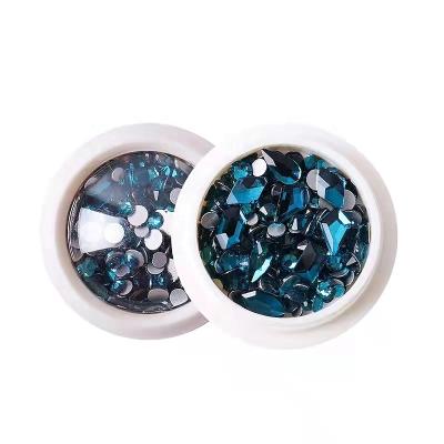 China Irregular Nail Type Art Flatback Rhinestone Jewelry High Quality Mixed Design Difference Decorations for sale