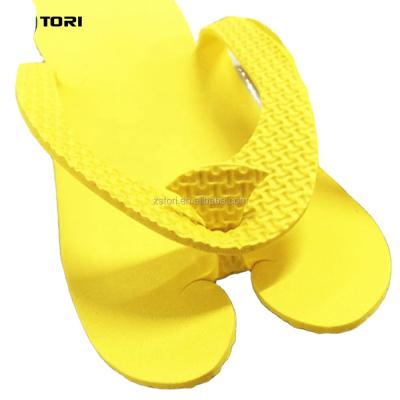 China Soft disposable /durable /colorful hotel EVA foam slipper spa pedicure spa pedicure slippers for sale