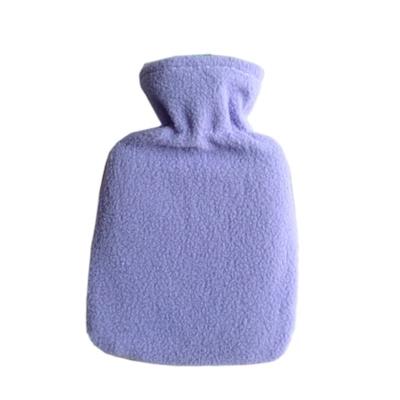 China Leakproof Hot Water Bottle With BS Type Hot Water Plush Cover Bag Cover Cute Hot Water Bottles for sale