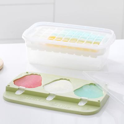 China Amazon Sustainable Hot Selling Small Plastic Ice Cream Ice-lolly Molds for sale