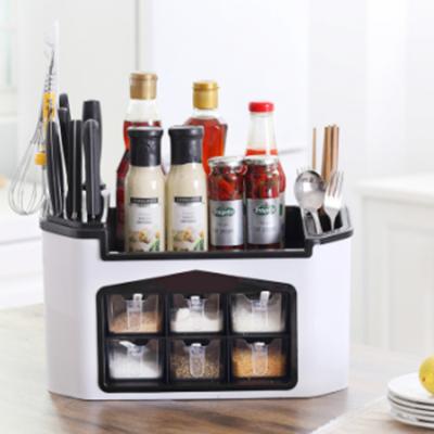 China Viable Multifunctional Kitchen Storage Plastic Rack for sale