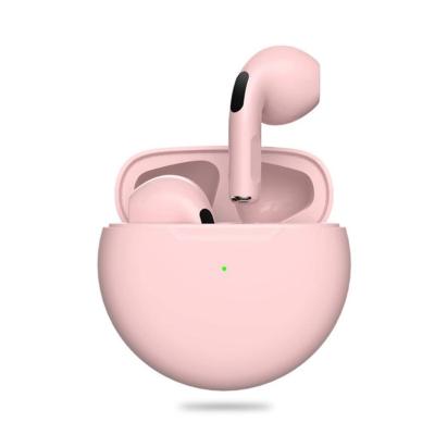 China Mini Macaroon Mobile Phone Pro 6 Wireless Headphone In-Ear Wireless Bluetooth Earplugs for sale