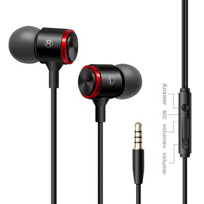 China Viable Wire-Controlled Metal Mobile Phone Noise Reduction Computer Cable Student Student In-Ear Gaming Headphones Viable Headphones for sale